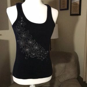 Green Source black tank..M.. 100% organic cotton